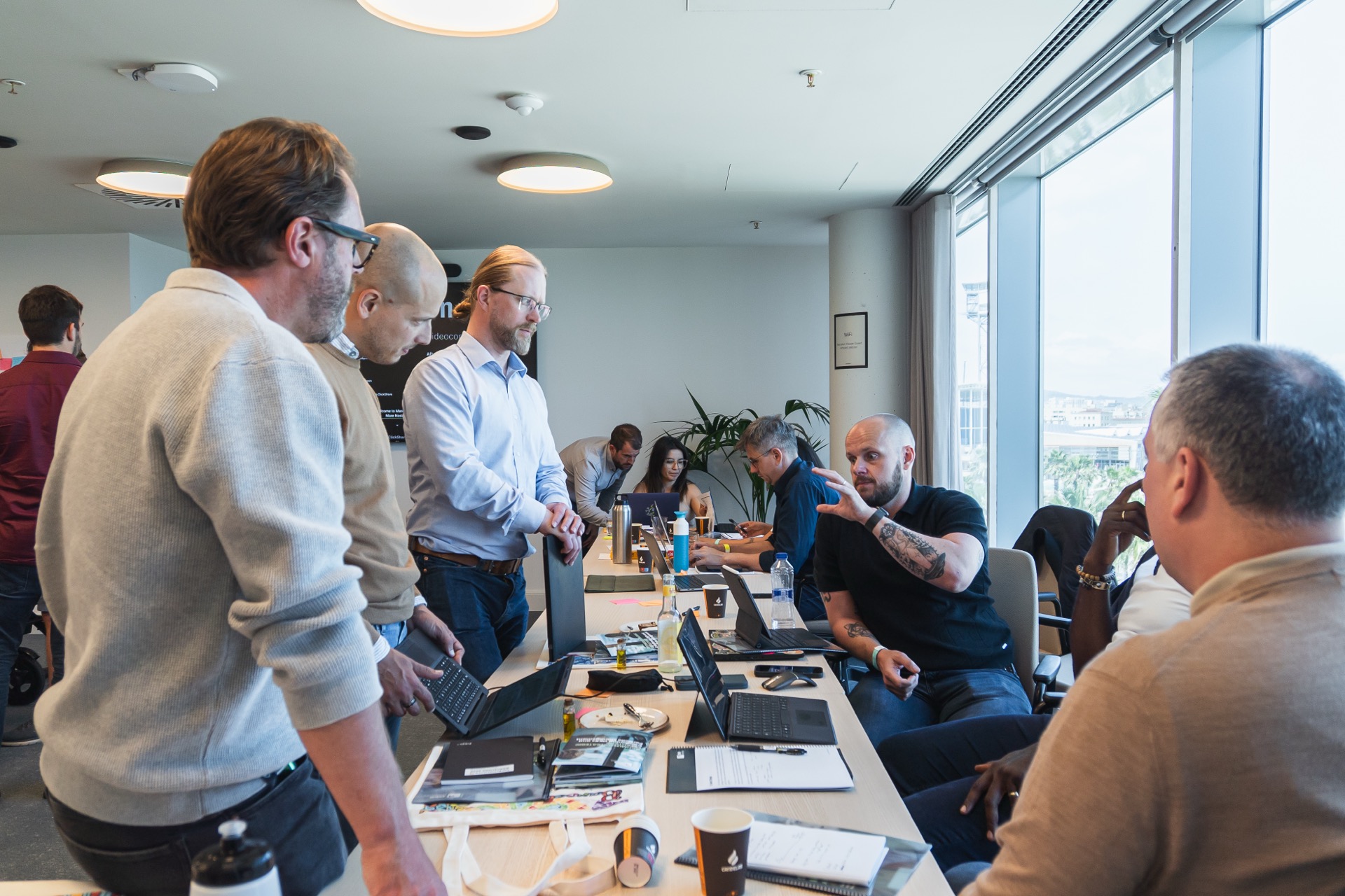 Aaron McKenna delivering agile training